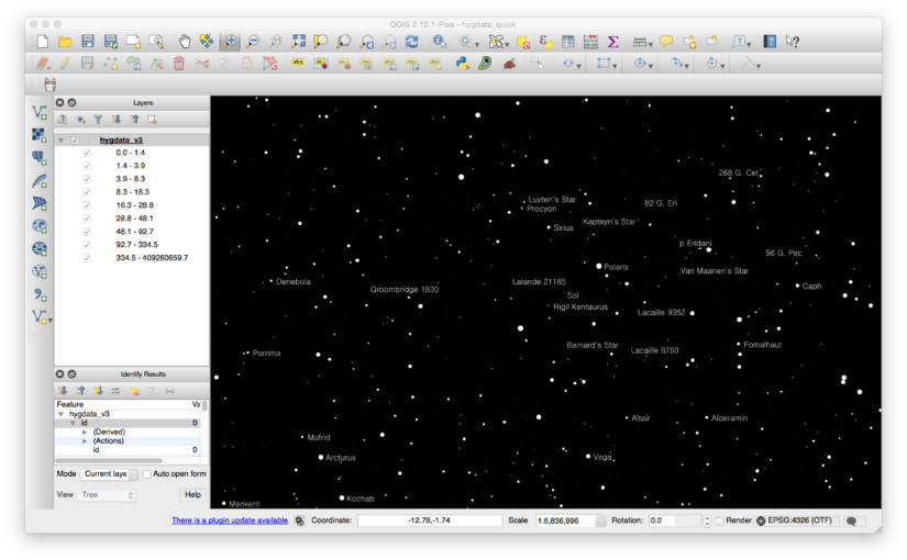 Make Stellar/Star Data Maps In GIS